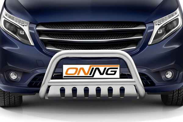 Frontschutzbügel mit Unterfahrschutz für Mercedes-Benz Vito W447 2020-2024 70mm Gutachten