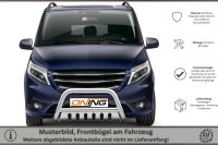 Frontschutzbügel mit Unterfahrschutz für Mercedes-Benz Vito W447 2020-2024 70mm Gutachten
