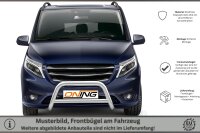 Frontschutzbügel mit Querstreben für Mercedes-Benz Vito W447 2020-2024 70mm Gutachten