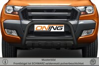 Frontschutzbügel mit Unterfahrschutz für Ford Ranger (TKE) 2016-2019 schwarz 70mm Edelstahl mit Gutachten