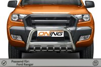 Frontschutzbügel mit Unterbodenschutz für Ford Ranger (TKE) 2016-2019 70mm Gutachten