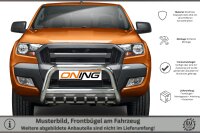 Frontschutzbügel mit Unterbodenschutz für Ford Ranger (TKE) 2016-2019 70mm Gutachten