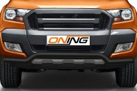 Frontschutzbügel für Ford Ranger (TKE) 2016-2019 schwarz 70mm Edelstahl mit Gutachten