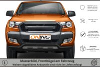 Frontschutzbügel für Ford Ranger (TKE) 2016-2019 schwarz 70mm Edelstahl mit Gutachten