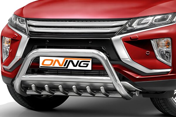 Frontschutzbügel mit Unterfahrschutz für Mitsubishi Eclipse Cross 2017-2019 70mm Gutachten