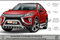 Frontschutzbügel mit Unterfahrschutz für Mitsubishi Eclipse Cross 2017-2019 70mm Gutachten