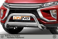 Frontschutzbügel mit Querstreben für Mitsubishi Eclipse Cross 2017-2019 70mm Gutachten