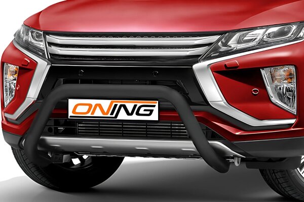 Frontschutzbügel für Mitsubishi Eclipse Cross 2017-2019 schwarz 70mm Edelstahl mit Gutachten