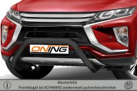 Frontschutzbügel für Mitsubishi Eclipse Cross 2017-2019 schwarz 70mm Edelstahl für Frontkamera
