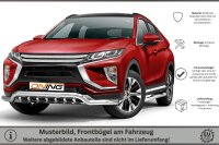 Frontschutzbügel breit Unterbodenschutz für Mitsubishi Eclipse Cross 2017-2019 70mm Gutachten breit