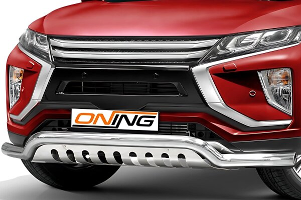 Frontschutzbügel breit Unterbodenschutz für Mitsubishi Eclipse Cross 2017-2019 70mm Gutachten breit