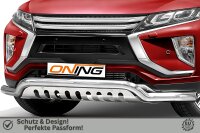 Frontschutzbügel breit Unterbodenschutz für Mitsubishi Eclipse Cross 2017-2019 70mm Gutachten breit