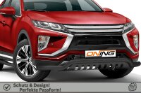 Frontschutzbügel breit Unterbodenschutz für Mitsubishi Eclipse Cross 2017-2019 schwarz 70mm Edelstahl mit Gutachten breit