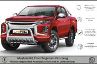 Frontschutzbügel mit Unterfahrschutz für Mitsubishi L200 2019- 70mm Gutachten