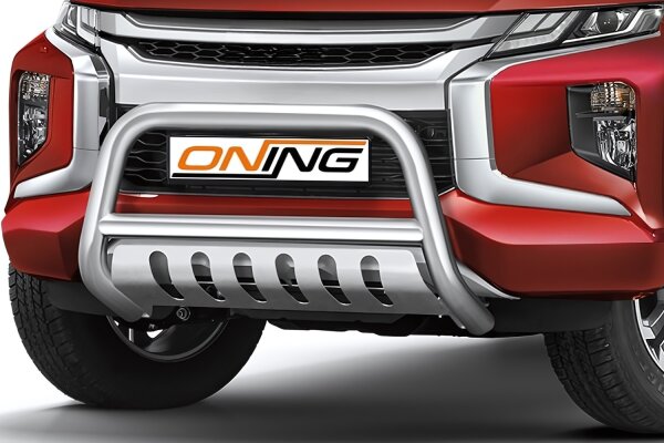 Frontschutzbügel mit Unterfahrschutz für Mitsubishi L200 2019- 70mm Gutachten
