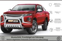 Frontschutzbügel mit Unterfahrschutz für Mitsubishi L200 2019- 70mm Gutachten