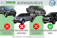 Frontschutzbügel mit Querstreben für Mitsubishi L200 2019- 70mm Gutachten
