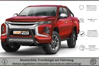 Frontschutzbügel mit Querstreben für Mitsubishi L200 2019- schwarz 70mm Edelstahl mit Gutachten
