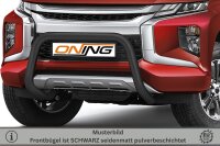 Frontschutzbügel für Mitsubishi L200 2019- schwarz 70mm Edelstahl mit Gutachten