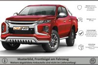 Frontschutzbügel breit Unterbodenschutz für Mitsubishi L200 2019- 70mm Gutachten breit