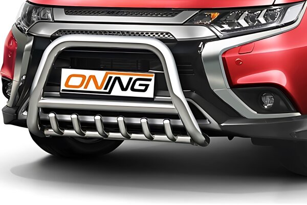 Frontschutzbügel mit Unterfahrschutz für Mitsubishi Outlander 2018-2021 70mm Gutachten