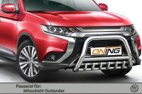 Frontschutzbügel mit Unterfahrschutz für Mitsubishi Outlander 2018-2021 70mm Gutachten