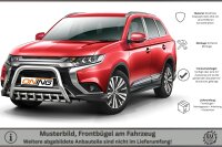 Frontschutzbügel mit Unterfahrschutz für Mitsubishi Outlander 2018-2021 70mm Gutachten