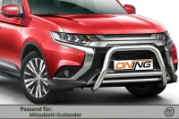 Frontschutzbügel mit Querstreben für Mitsubishi Outlander 2018-2021 70mm Gutachten