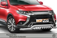 Frontschutzbügel breit Unterbodenschutz für Mitsubishi Outlander 2018-2021 70mm Gutachten breit