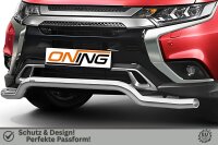 Frontschutzbügel breit für Mitsubishi Outlander 2018-2021 70mm Gutachten breit