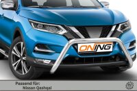 Frontschutzbügel für Nissan Qashqai (J11) 2017-2021 70mm Gutachten