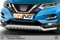 Frontschutzbügel breit Unterbodenschutz für Nissan Qashqai (J11) 2017-2021 60mm Gutachten breit