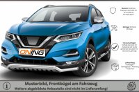 Frontschutzbügel breit Unterbodenschutz für Nissan Qashqai (J11) 2017-2021 60mm Gutachten breit