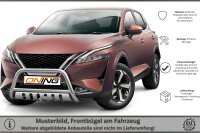 Frontschutzbügel mit Unterfahrschutz für Nissan Qashqai (J12) 2021- 60mm Gutachten