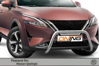 Frontschutzbügel für Nissan Qashqai (J12) 2021- 60mm Gutachten