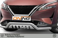 Frontschutzbügel breit Unterbodenschutz für Nissan Qashqai (J12) 2021- 70mm Gutachten breit