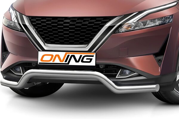 Frontschutzbügel breit für Nissan Qashqai (J12) 2021- 70mm Gutachten breit