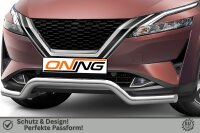 Frontschutzbügel breit für Nissan Qashqai (J12) 2021- 70mm Gutachten breit
