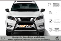 Frontschutzbügel für Nissan X-Trail (T32) 2018-2021 schwarz 60mm Edelstahl mit Gutachten