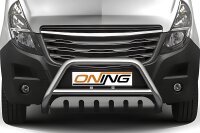 Frontschutzbügel mit Unterfahrschutz für Opel Movano B 2019-2023 70mm Gutachten