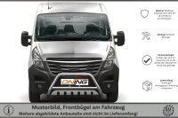 Frontschutzbügel mit Unterfahrschutz für Opel Movano B 2019-2023 70mm Gutachten
