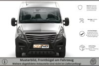 Frontschutzbügel mit Unterfahrschutz für Opel Movano B 2019-2023 schwarz 70mm Edelstahl mit Gutachten