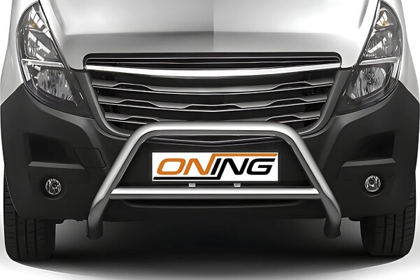 Frontschutzbügel mit Querstreben für Opel Movano B 2019-2023 70mm Gutachten