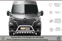 Frontschutzbügel mit Unterfahrschutz für Renault Master 2019- 70mm Gutachten