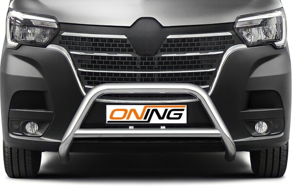 Frontschutzbügel mit Querstreben für Renault Master 2019- 70mm Gutachten