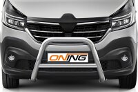 Frontschutzbügel mit Querstreben für Renault Trafic 3 2019-2021 70mm Gutachten