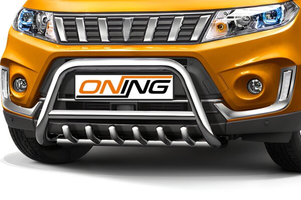 Frontschutzbügel mit Unterfahrschutz für Suzuki Vitara (LY) 2018- 60mm Gutachten