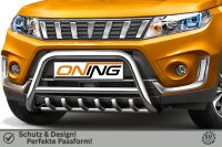 Frontschutzbügel mit Unterfahrschutz für Suzuki Vitara (LY) 2018- 60mm Gutachten