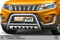 Frontschutzbügel mit Unterfahrschutz für Suzuki Vitara (LY) 2018- 60mm Gutachten