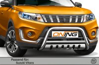 Frontschutzbügel mit Unterfahrschutz für Suzuki Vitara (LY) 2018- 60mm Gutachten